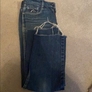 Vintage open bottom Jordash Jeans